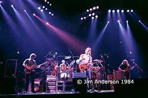 During the first 4 songs of the 1st set