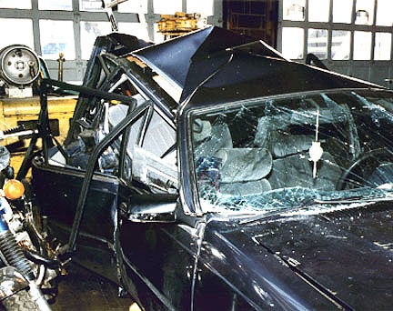 Automobile Collision Damage Photo