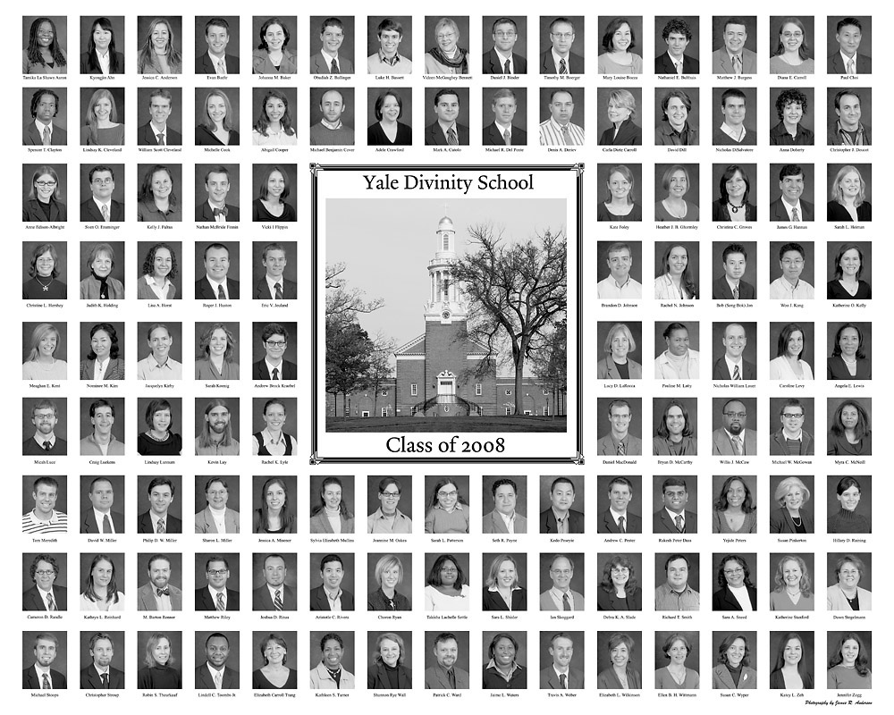 Yale Divinity School Official Senior Class Portrait 2008