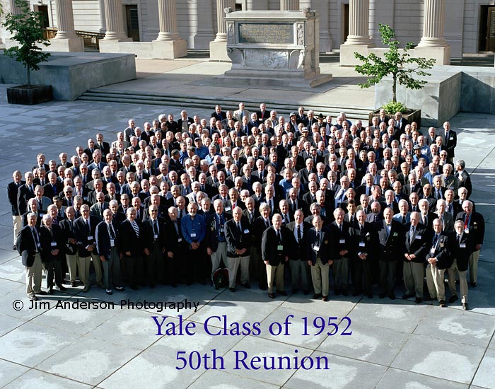 Official Reunion Photo Yale '52 50th Reunion